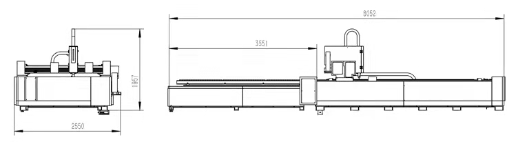 1kw 2kw 3kw 6kw Cnc Fiber Laser Cutting Machines For Stainless Steel Metal Sheet
