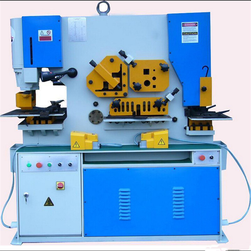 Hydraulic Combined Punching And Shearing Machine Hydraulic Ironworker Shearing Machine