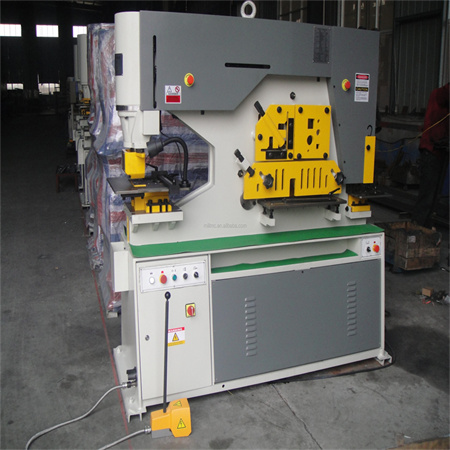 Q35y 60t 90t Hydraulic Ironworker Sheet Metal Steel Plate Punching and Shearing Factory Price