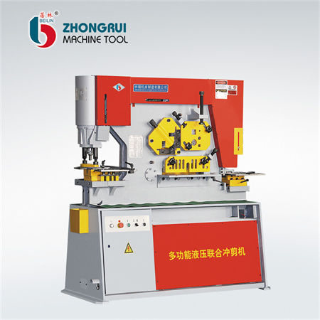 Iron Worker Machine Q35y Hydraulic Ironworker for Angle Punching Cutting Notching Steel Metal Processing Combine