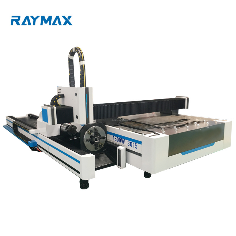Rotary Cnc Metal Pipe Tube Sheet Laser Cutter 2000w Fiber Laser Cutting Machine