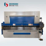 Qc12y / Qc12k Sheet Metal Steel Plate 6mm X 3200 Cnc Hydraulic Swing Beam Shear Machine