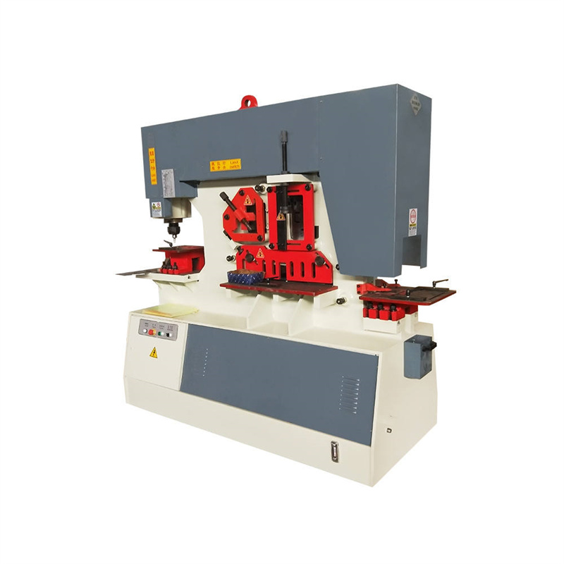 Steel Plate Angle Cutting Punching Notching Machine Hydraulic Ironworker For Sale