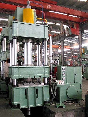 Metal Hole Punching Machinery Deep Drawing 100 Ton Four Column Hydraulic Press Machine