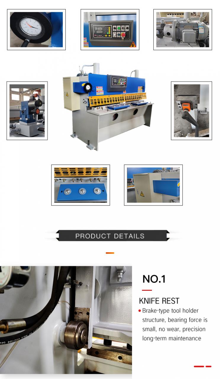 Shear Cutting Machine Guillotine Metal Hydraulic Shearing Machine Qc11Y/K